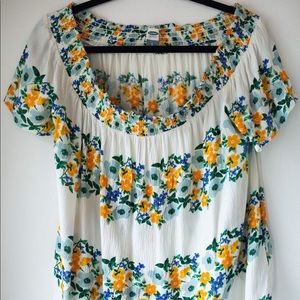 Off the Shoulder Floral Top